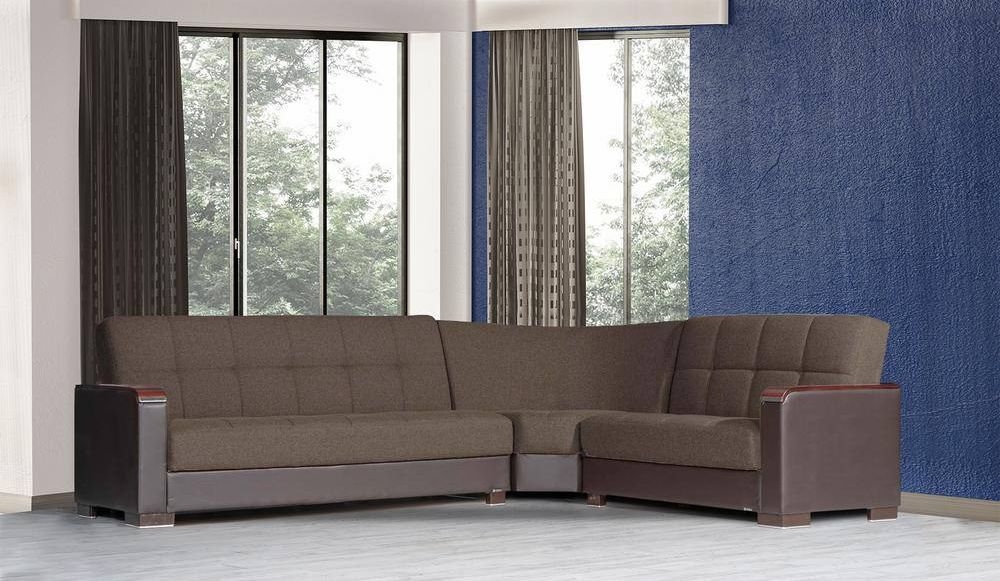 Armada X Fabric Convertible L-Shaped Sectional
