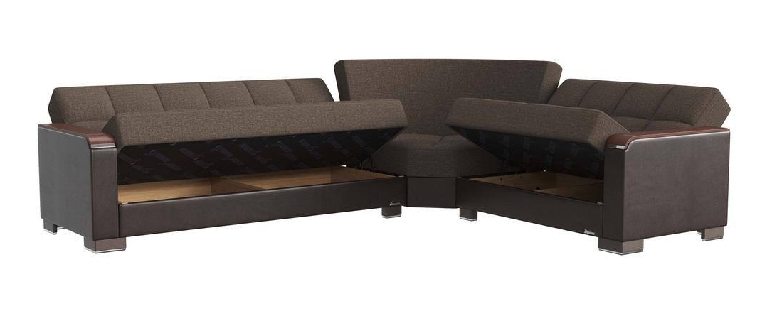 Armada X Fabric Convertible L-Shaped Sectional
