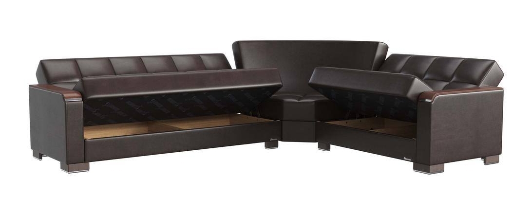 Armada X PU Convertible L-Shaped Sectional