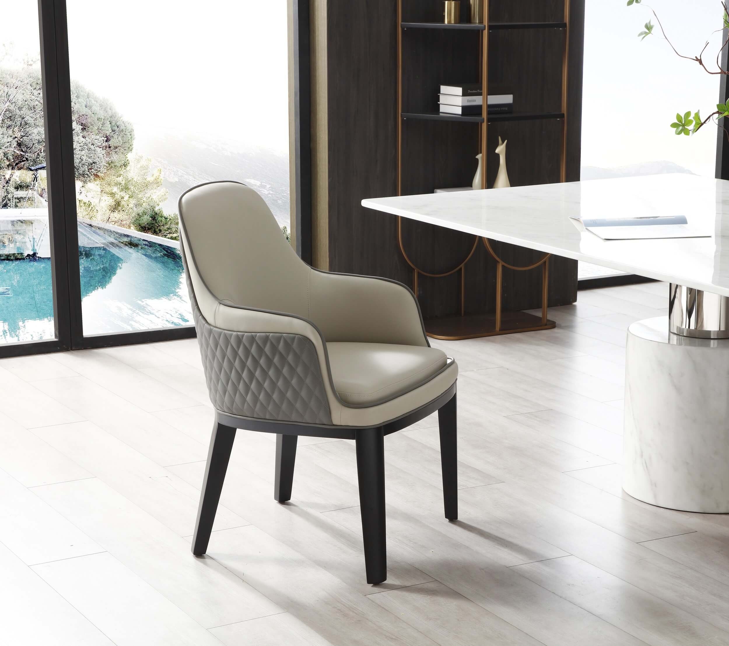 Brunswick Leatherette Arm Chair