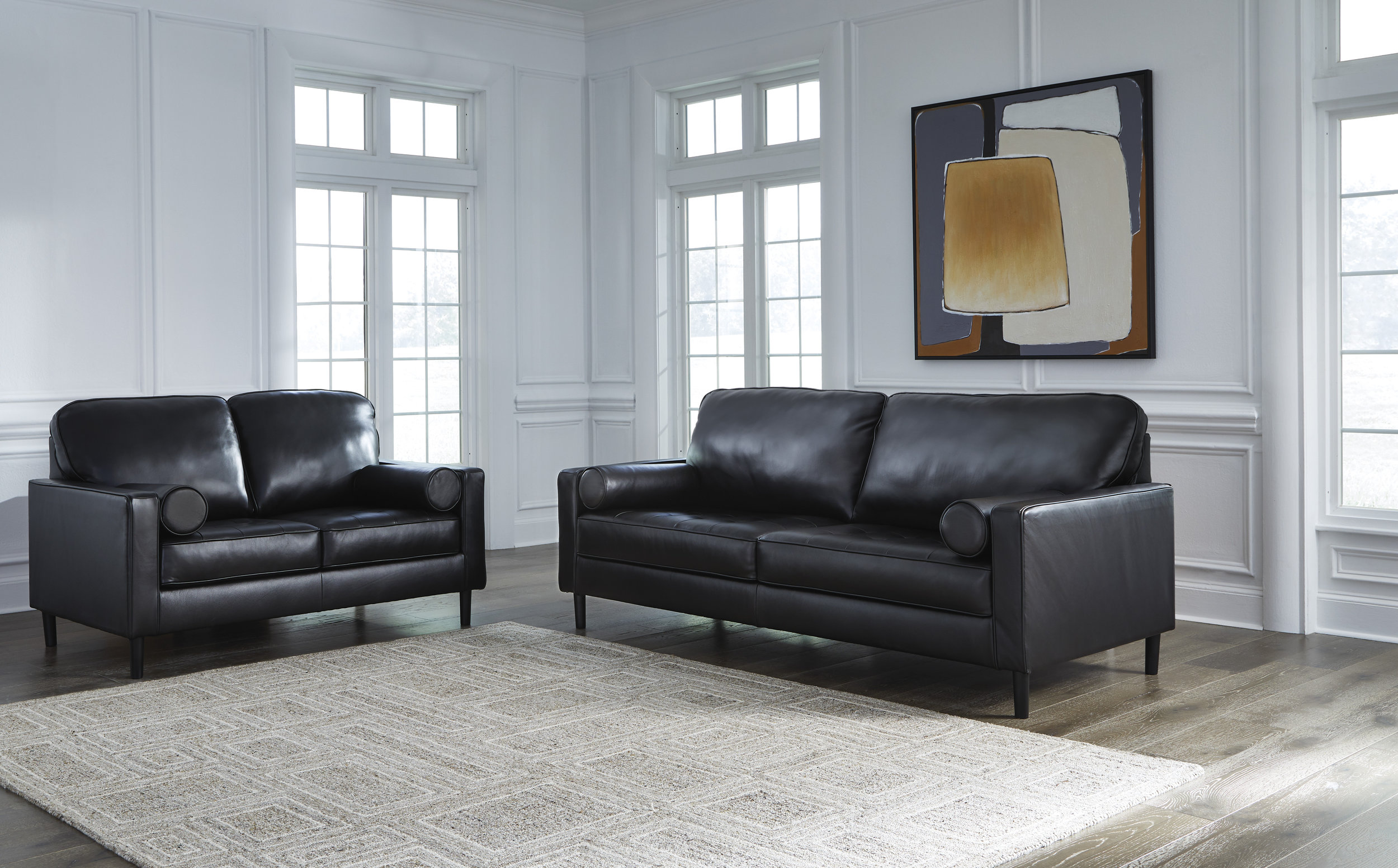 Bryceview Leather Living Room Set