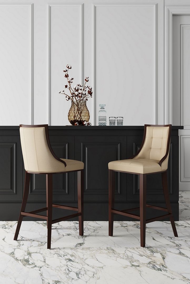 Fifth Avenue 45-inch Leatherette/Beech Wood Bar Stool