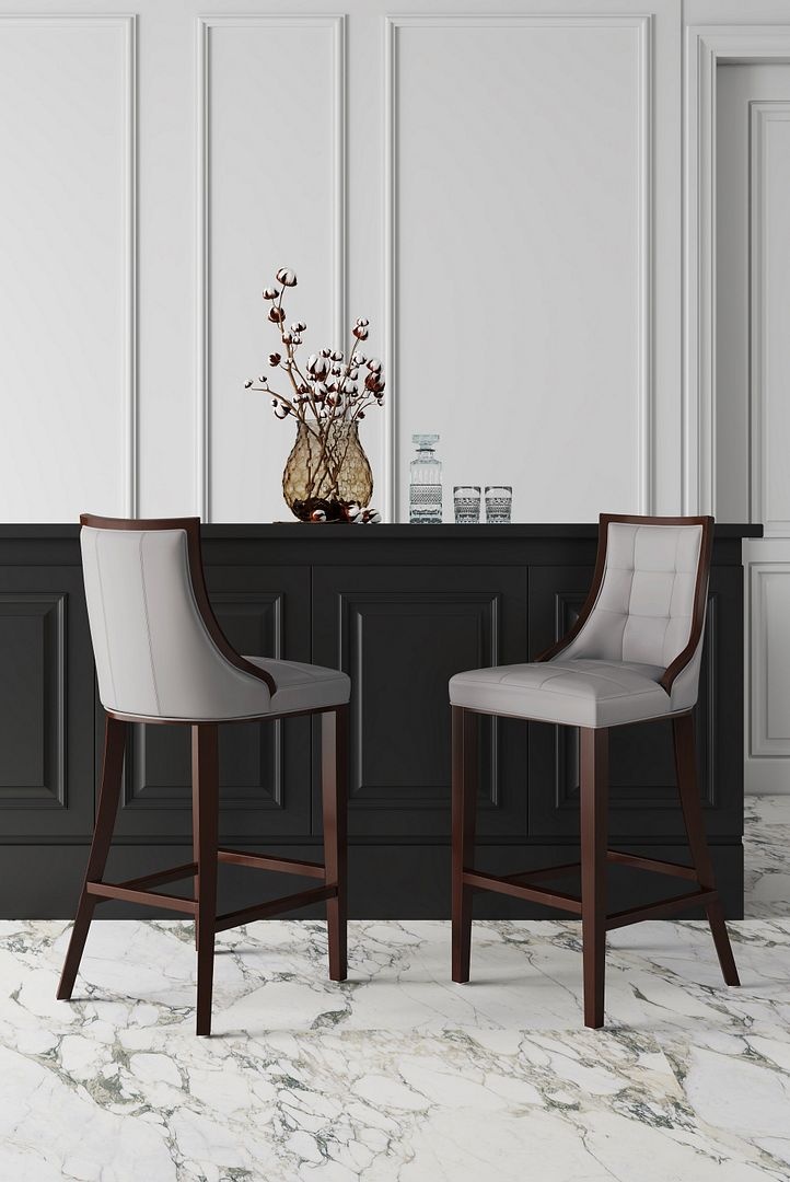 Fifth Avenue 45-inch Leatherette/Beech Wood Bar Stool