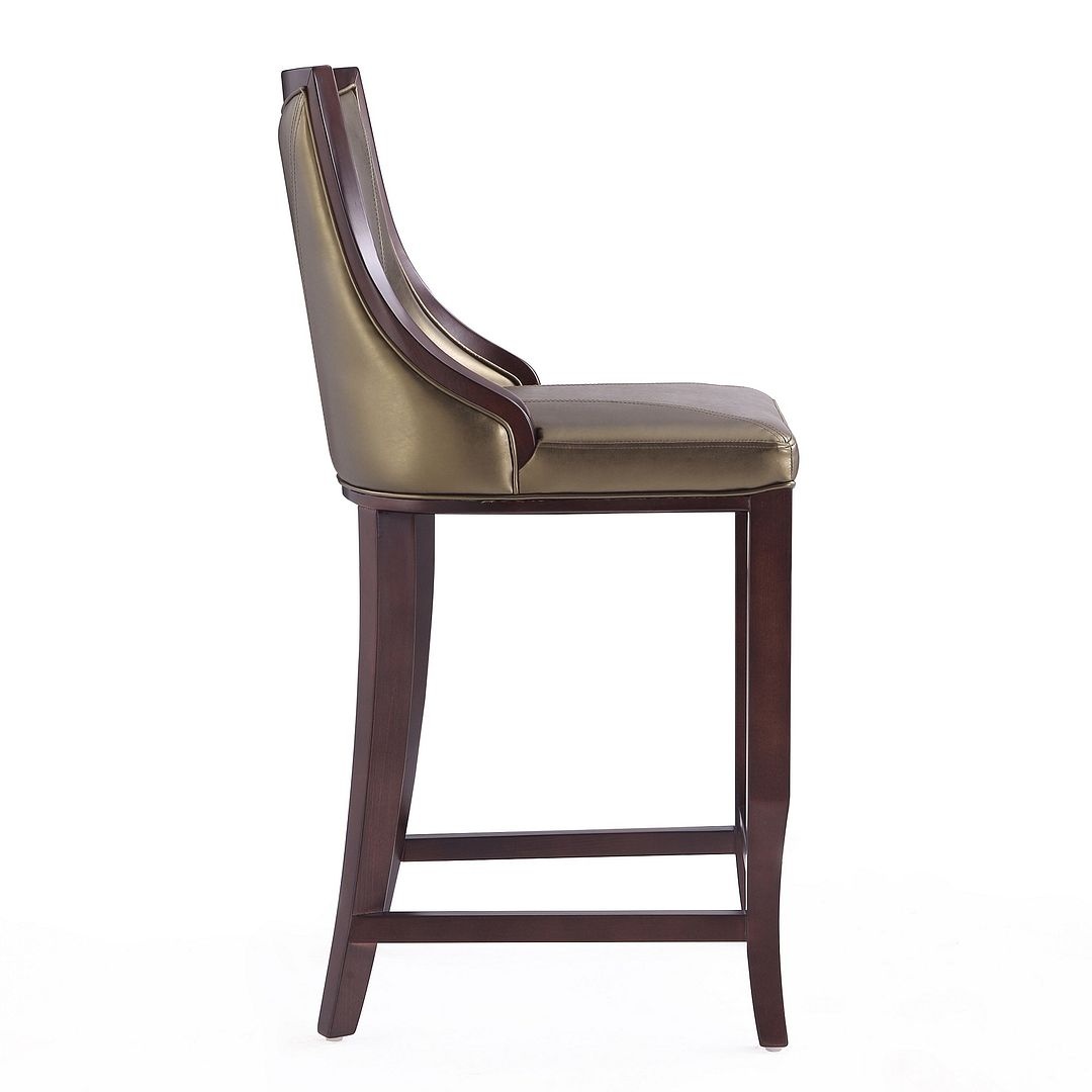 Emperor 41-inch Leatherette/Beech Wood Bar Stool