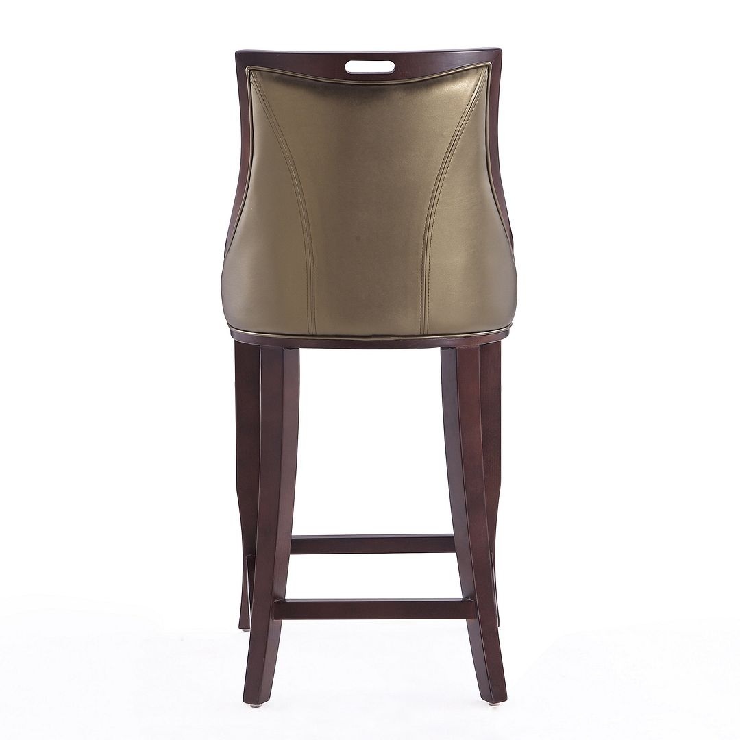 Emperor 41-inch Leatherette/Beech Wood Bar Stool