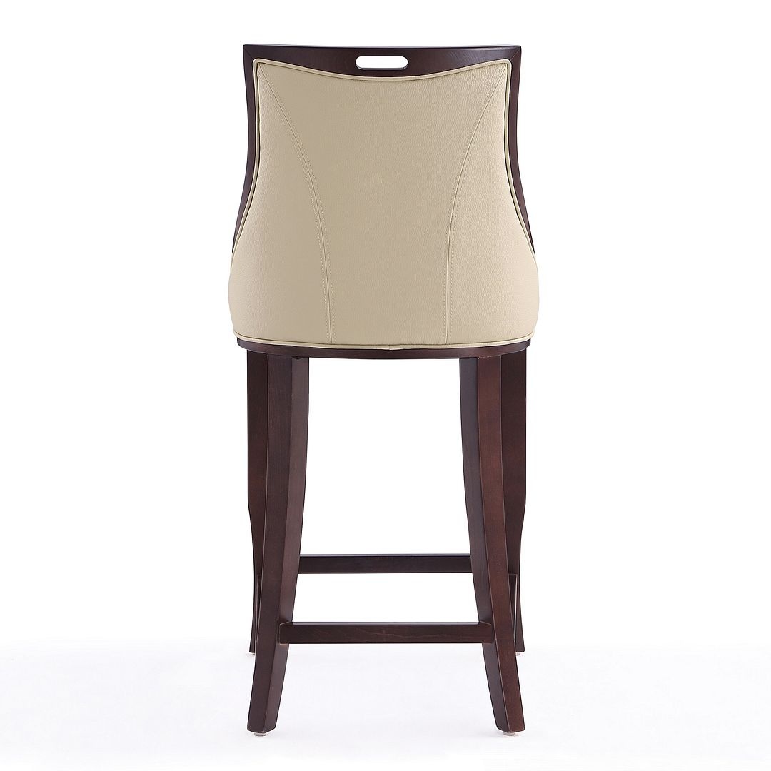 Emperor 41-inch Leatherette/Beech Wood Bar Stool