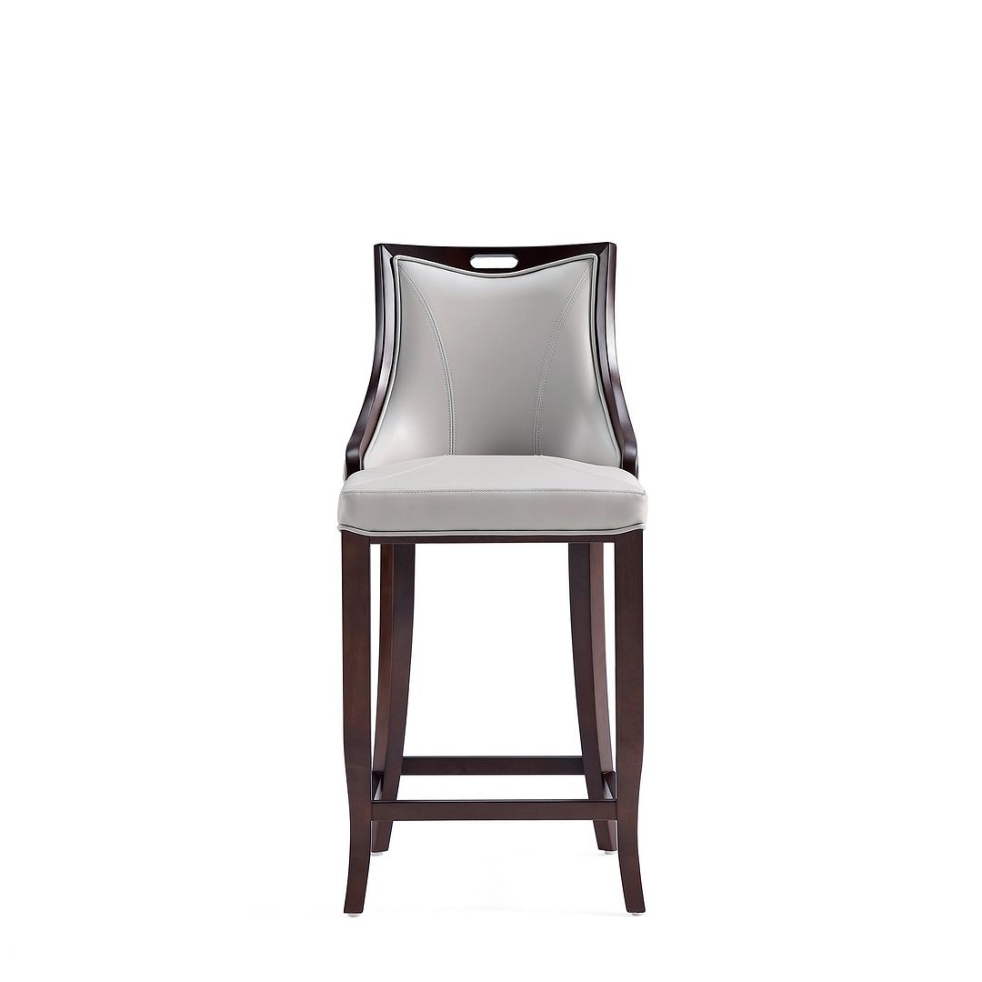 Emperor 41-inch Leatherette/Beech Wood Bar Stool