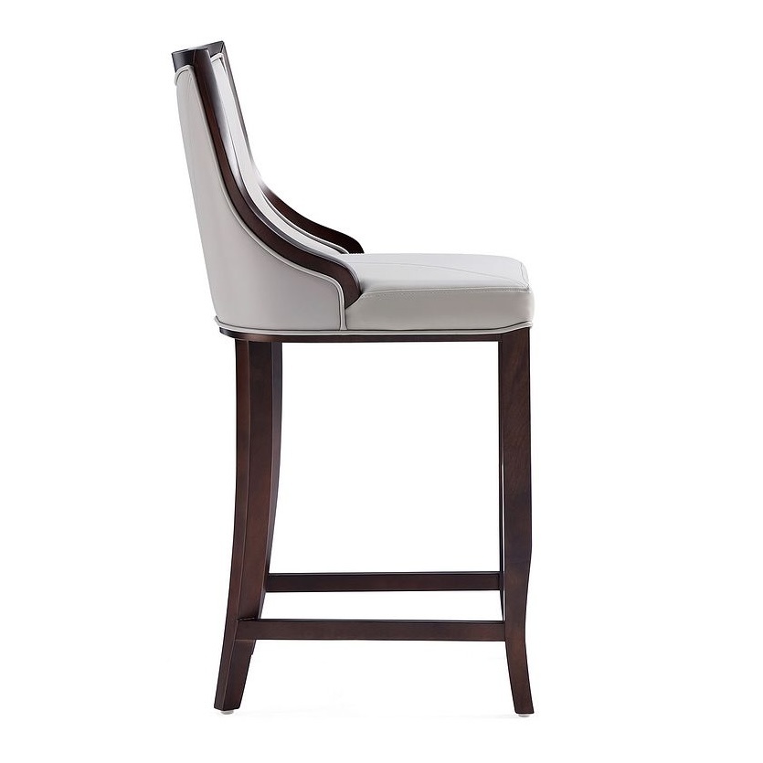 Emperor 41-inch Leatherette/Beech Wood Bar Stool