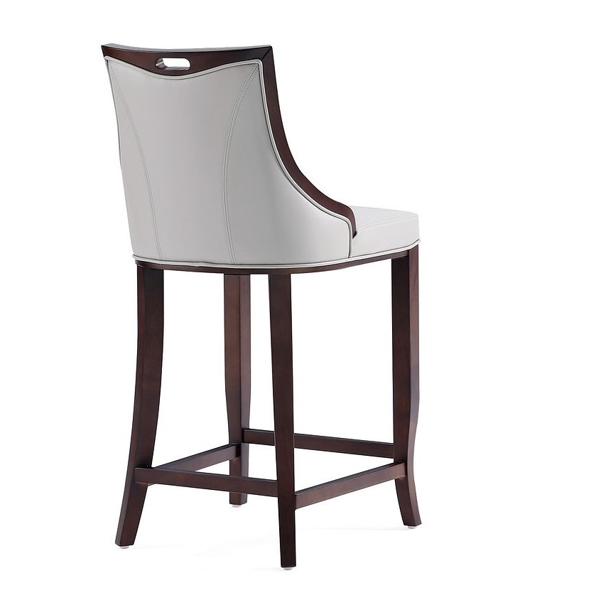 Emperor 41-inch Leatherette/Beech Wood Bar Stool