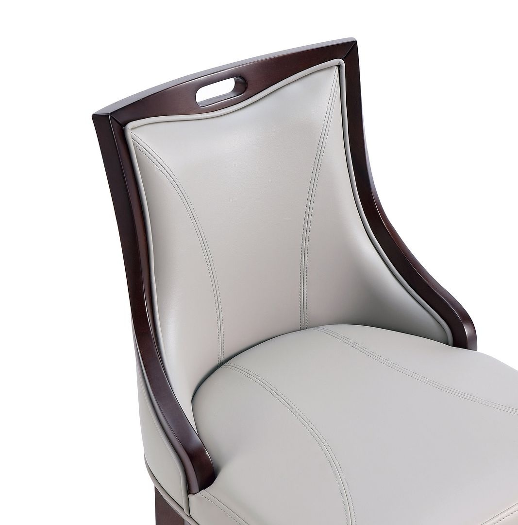 Emperor 41-inch Leatherette/Beech Wood Bar Stool