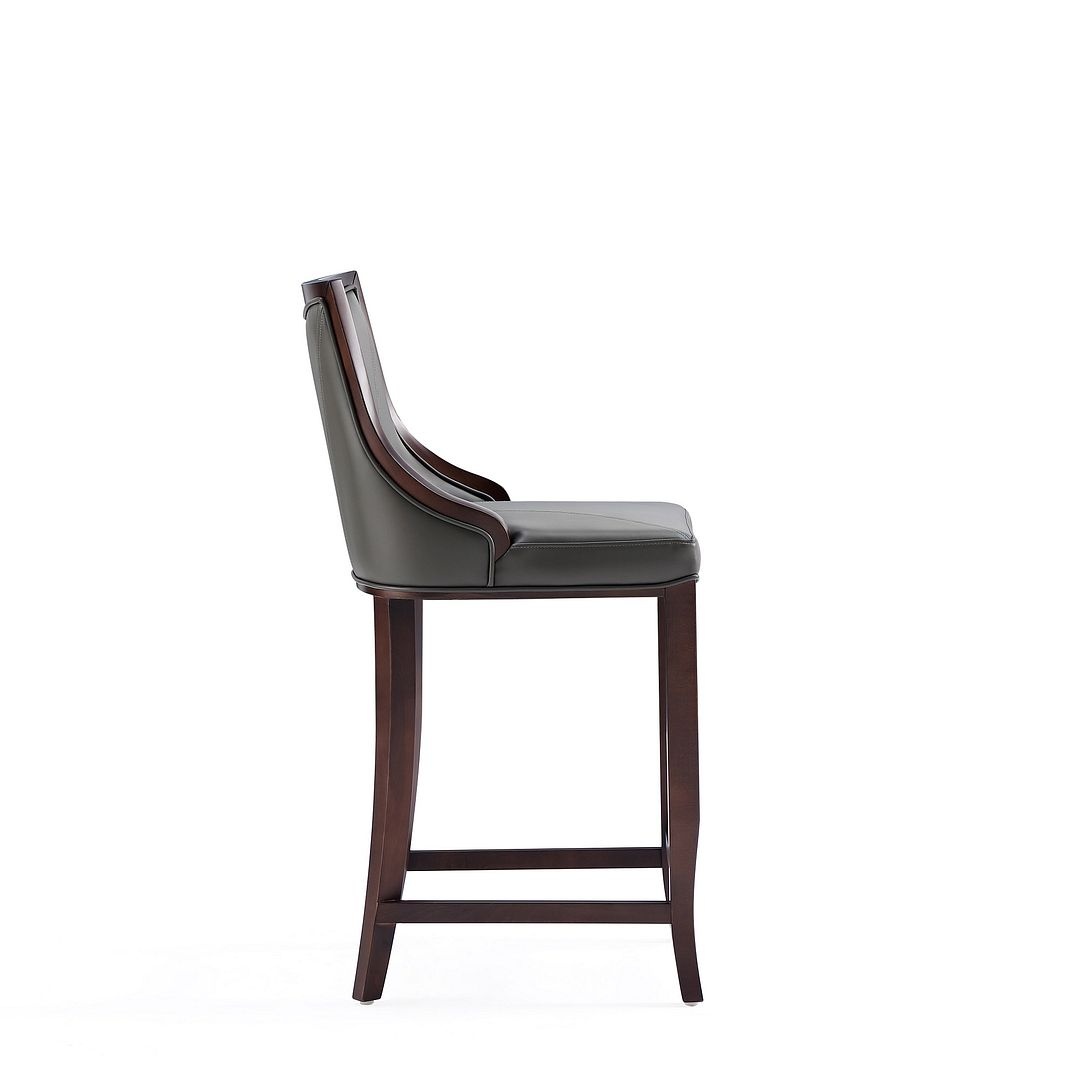 Emperor 41-inch Leatherette/Beech Wood Bar Stool