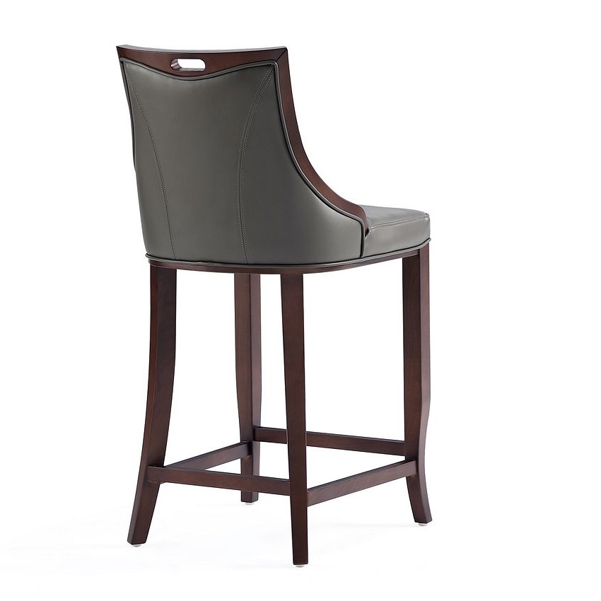 Emperor 41-inch Leatherette/Beech Wood Bar Stool