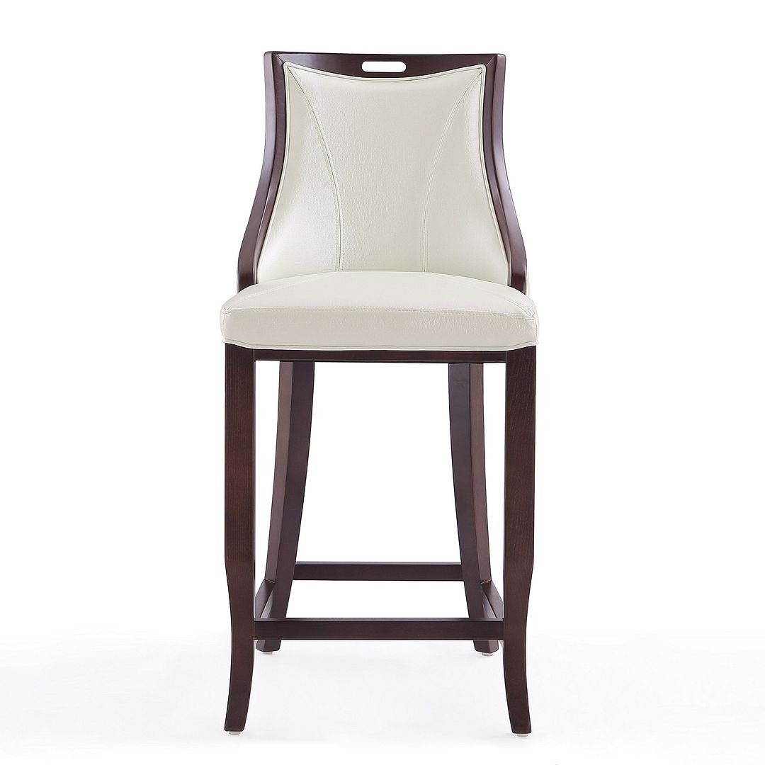Emperor 41-inch Leatherette/Beech Wood Bar Stool