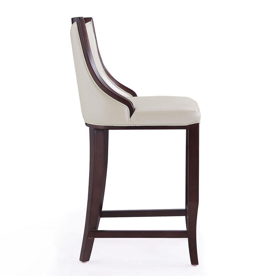 Emperor 41-inch Leatherette/Beech Wood Bar Stool