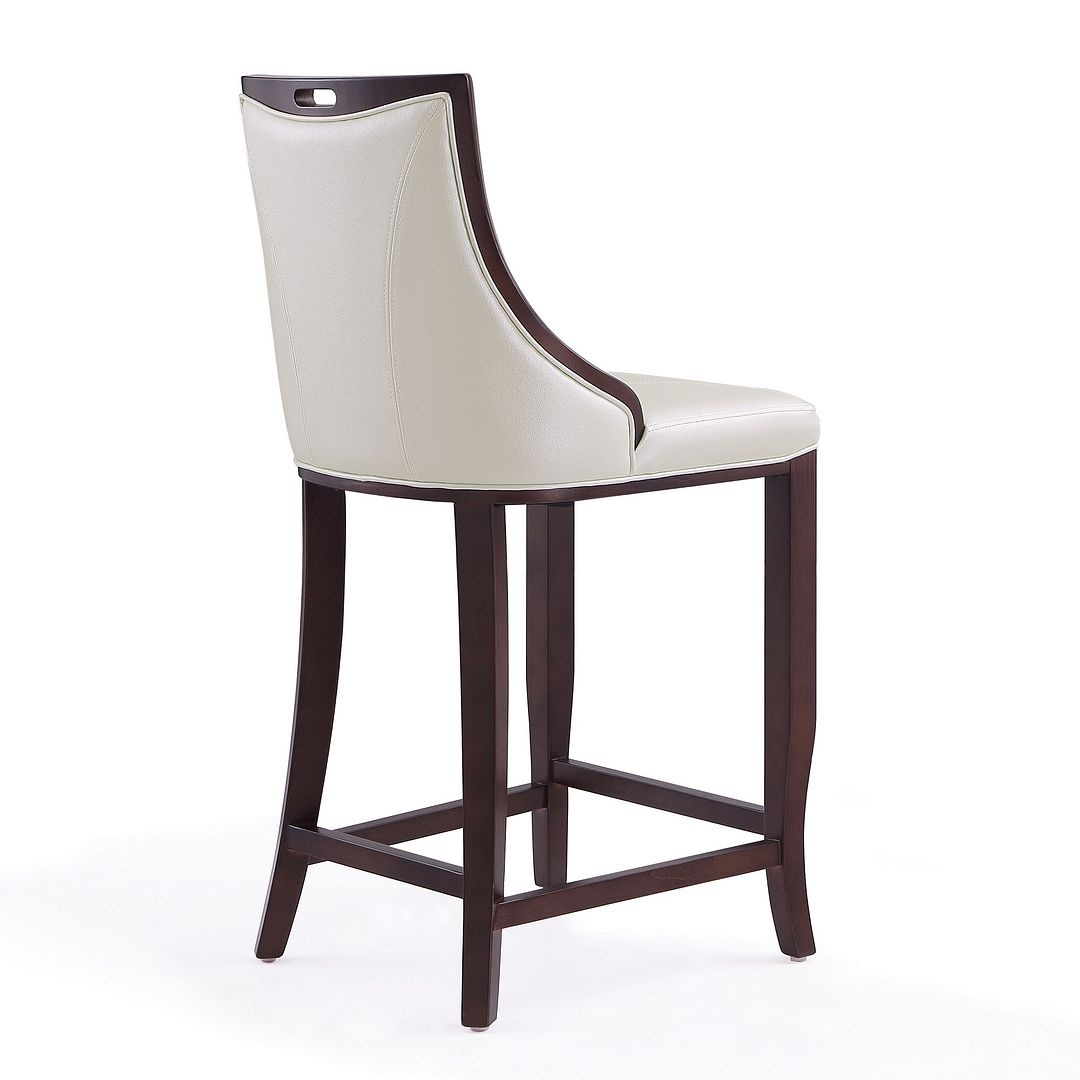 Emperor 41-inch Leatherette/Beech Wood Bar Stool
