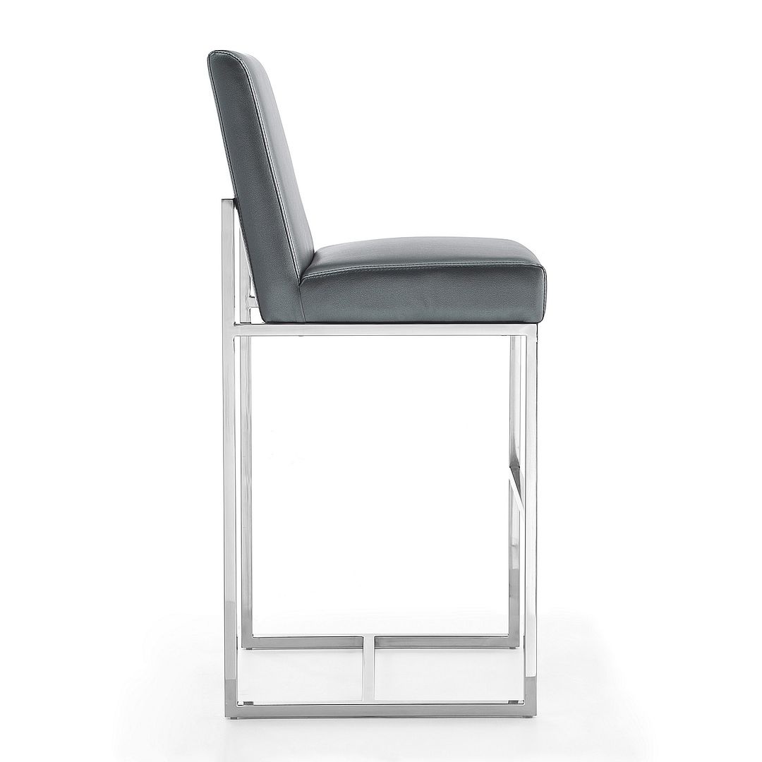 Element 42.13-inch Leatherette/Stainless Steel Bar Stool