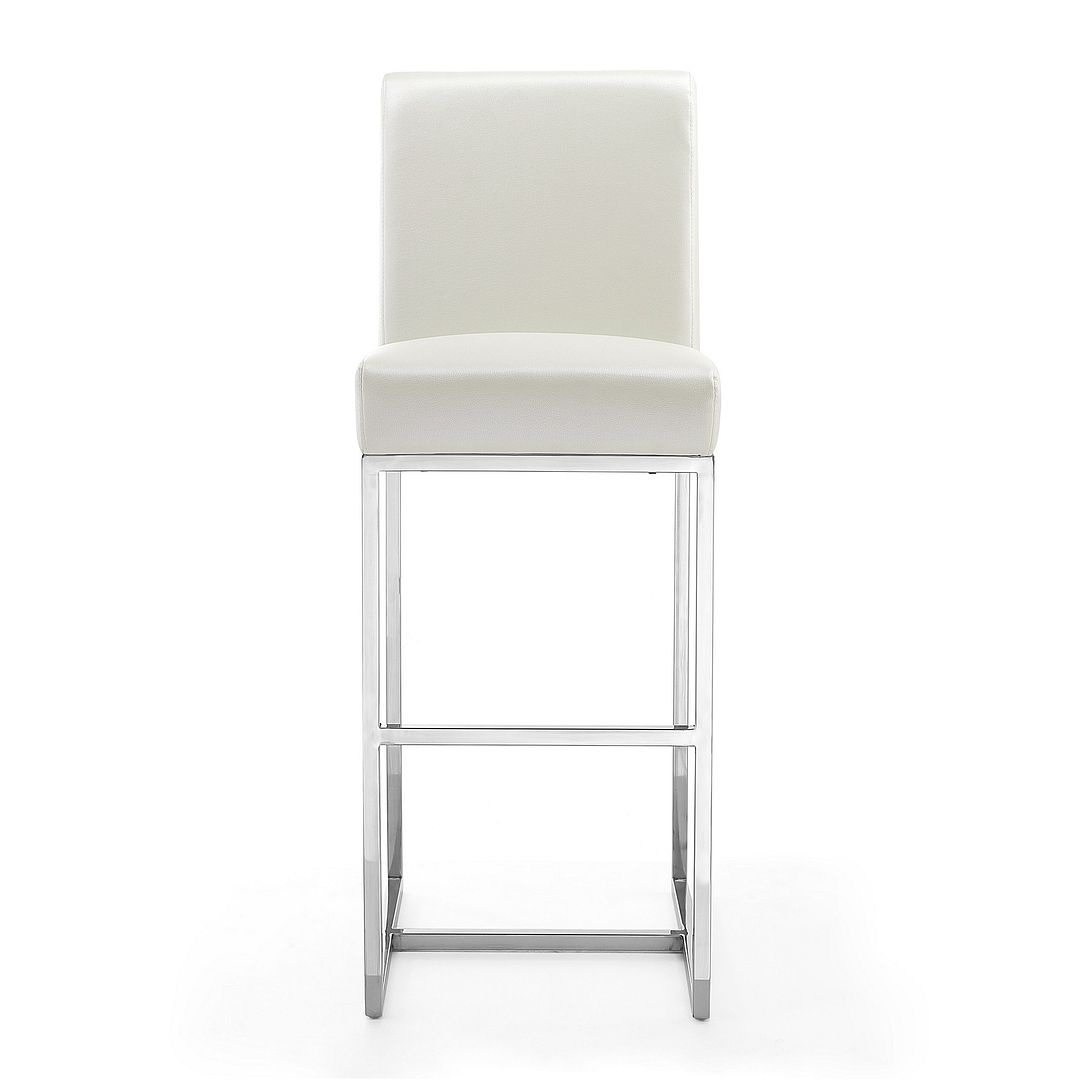 Element 42.13-inch Leatherette/Stainless Steel Bar Stool