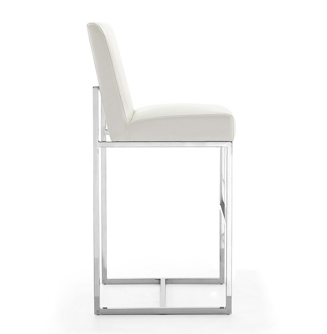 Element 42.13-inch Leatherette/Stainless Steel Bar Stool