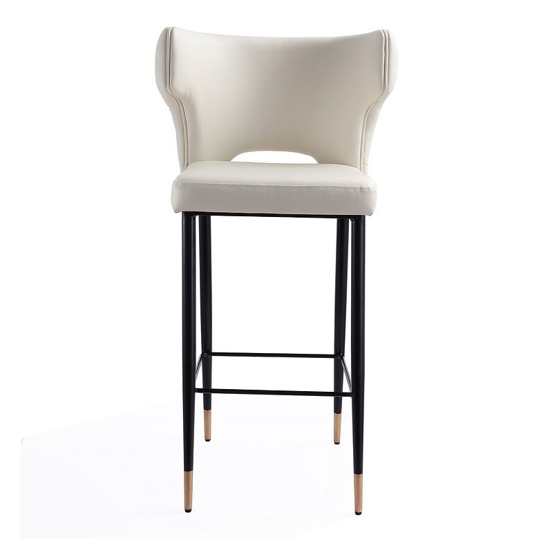 Holguin 41.34-inch Leatherette/Wood Barstool