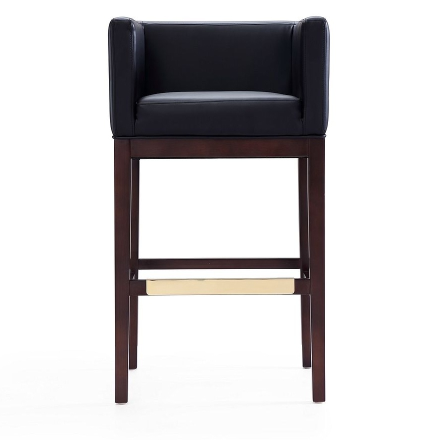 Kingsley 38-inch Leatherette/Beech Wood Barstool