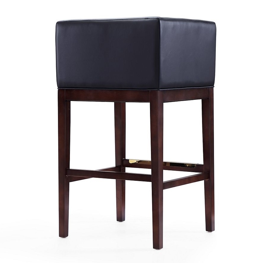Kingsley 38-inch Leatherette/Beech Wood Barstool
