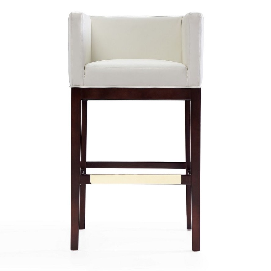 Kingsley 38-inch Leatherette/Beech Wood Barstool