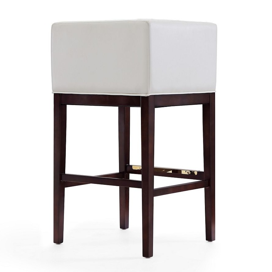 Kingsley 38-inch Leatherette/Beech Wood Barstool