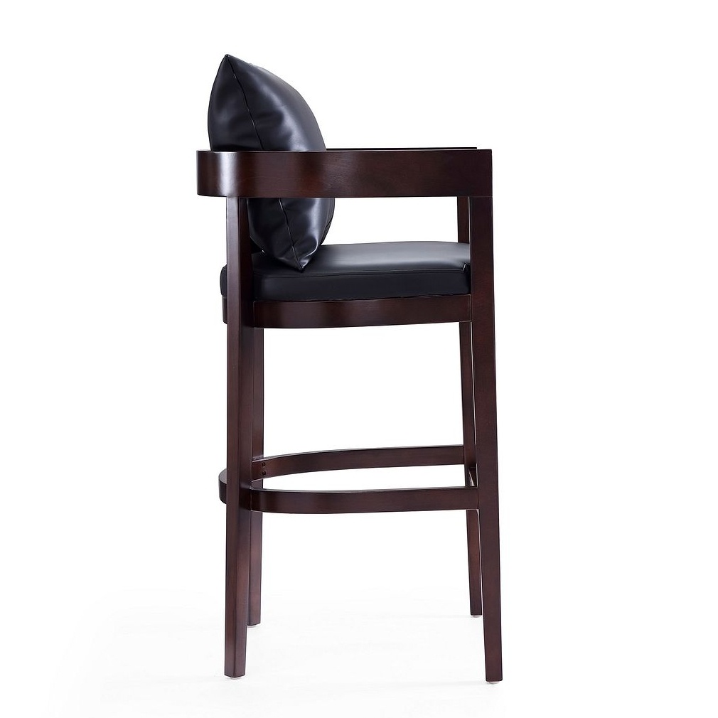 Ritz 38-inch Leatherette/Beech Wood Barstool