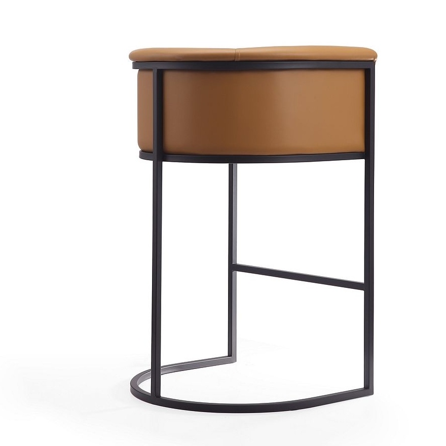 Cosmopolitan 37.8-inch Leatherette/Metal Barstool