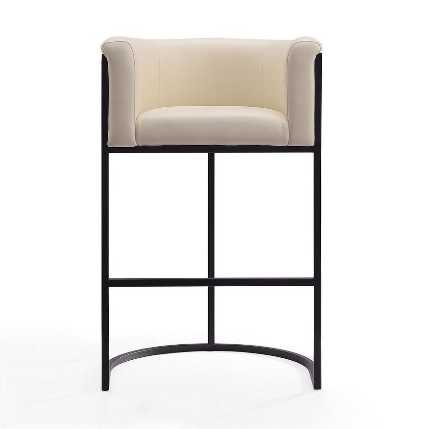 Cosmopolitan 37.8-inch Leatherette/Metal Barstool
