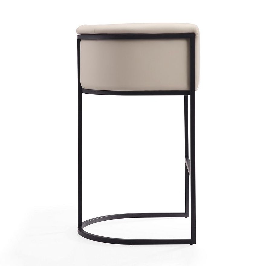 Cosmopolitan 37.8-inch Leatherette/Metal Barstool