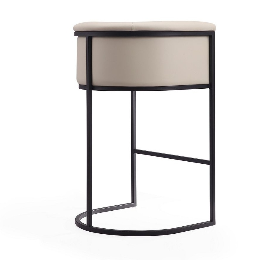 Cosmopolitan 37.8-inch Leatherette/Metal Barstool