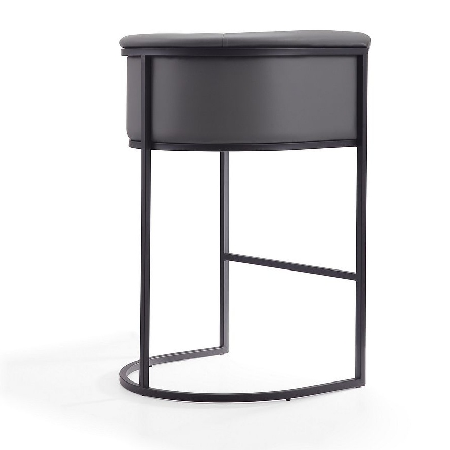 Cosmopolitan 37.8-inch Leatherette/Metal Barstool
