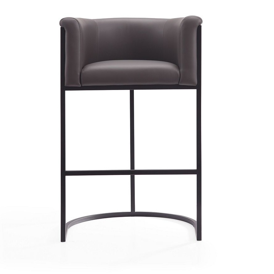 Cosmopolitan 37.8-inch Leatherette/Metal Barstool