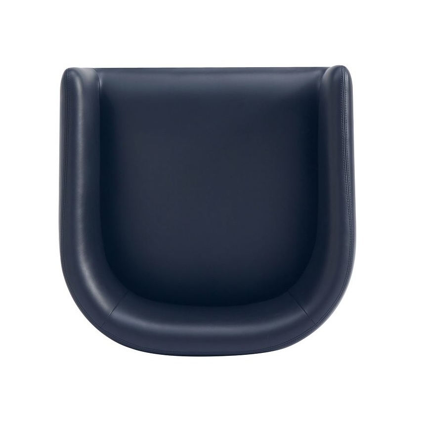 Louvre 40-inch Leatherette/Stainless Steel Barstool