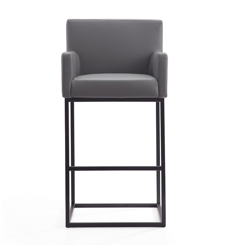 Ambassador 42-inch Leatherette/Metal Barstool