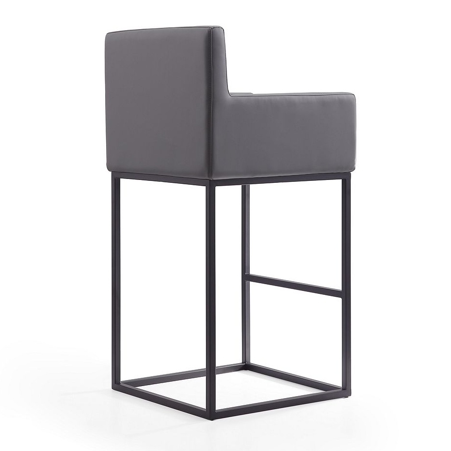 Ambassador 42-inch Leatherette/Metal Barstool