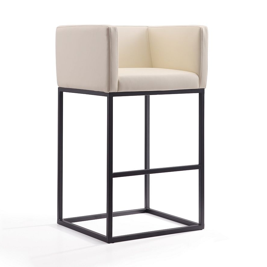 Embassy 38-inch Leatherette/Metal Barstool