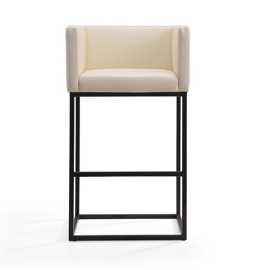Embassy 38-inch Leatherette/Metal Barstool