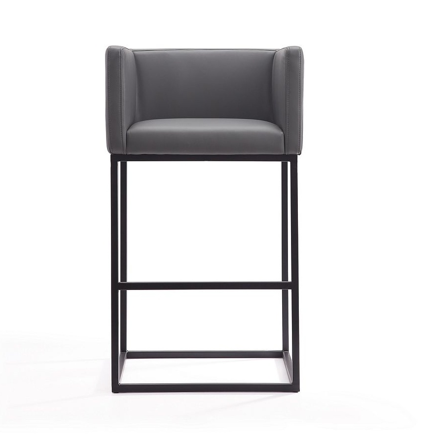 Embassy 38-inch Leatherette/Metal Barstool