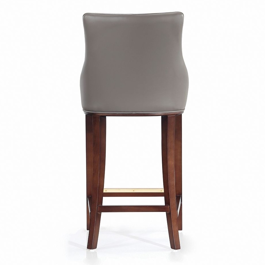 Shubert Leatherette/Wood Barstool