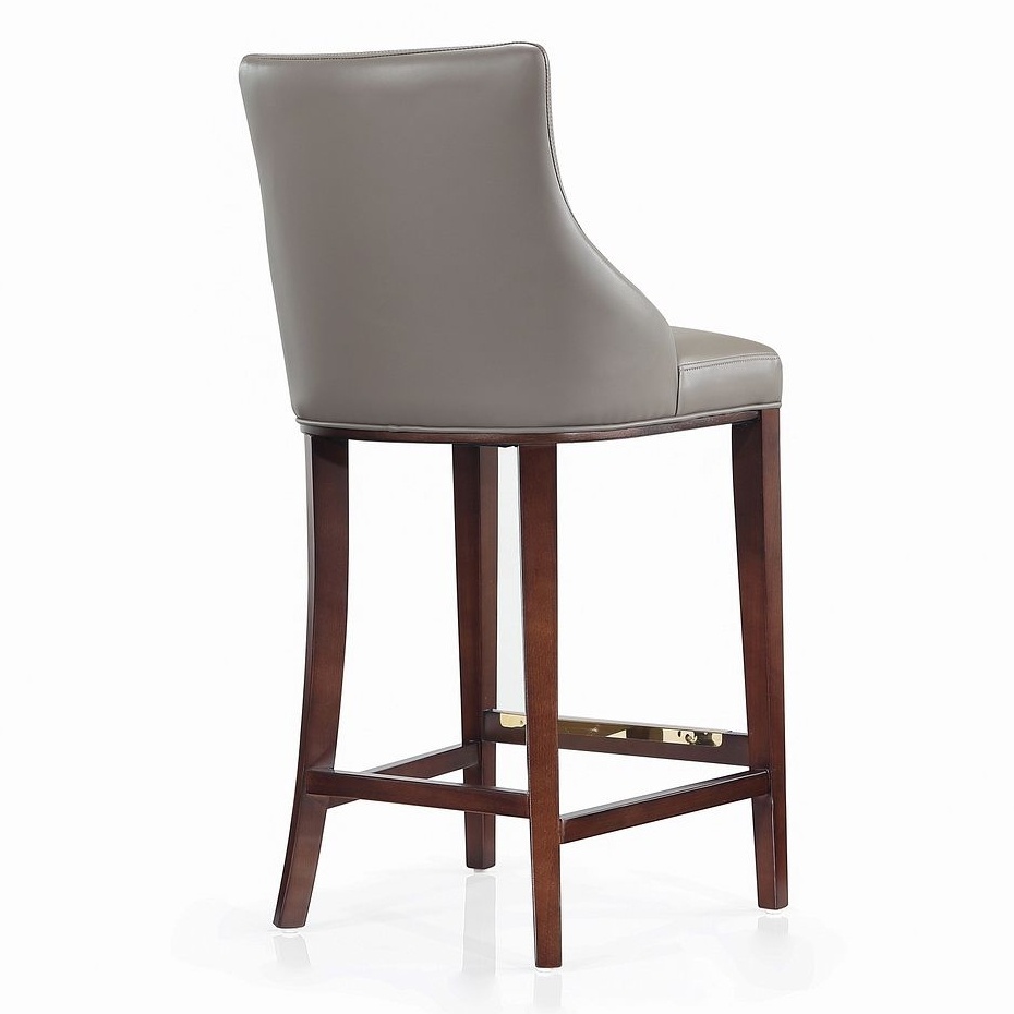 Shubert Leatherette/Wood Barstool