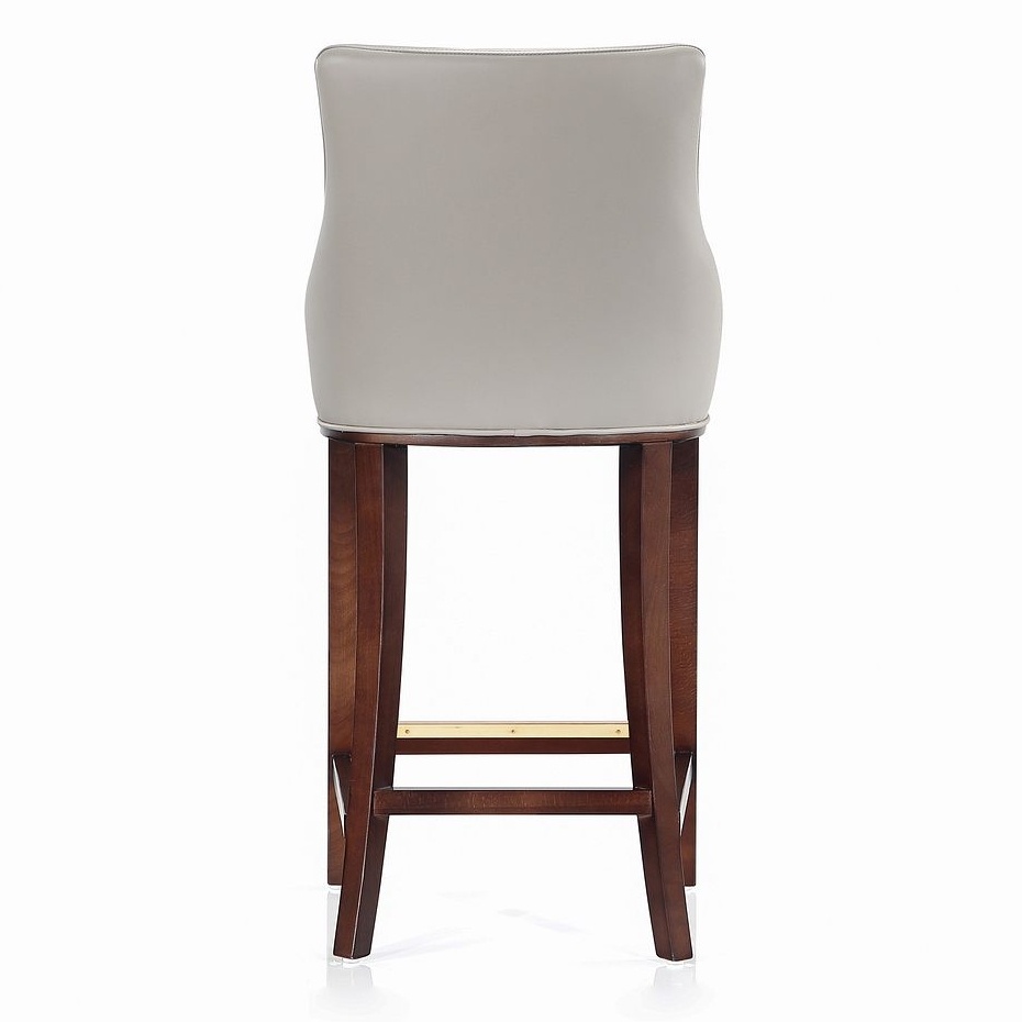 Shubert Leatherette/Wood Barstool