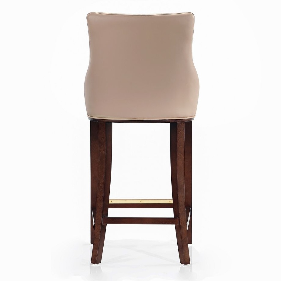 Shubert Leatherette/Wood Barstool