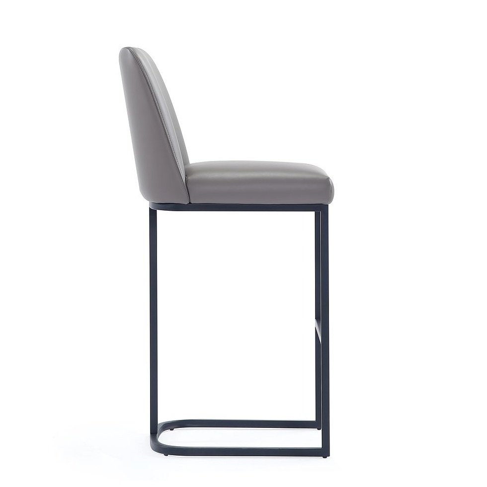 Serena Leatherette/Metal Barstool