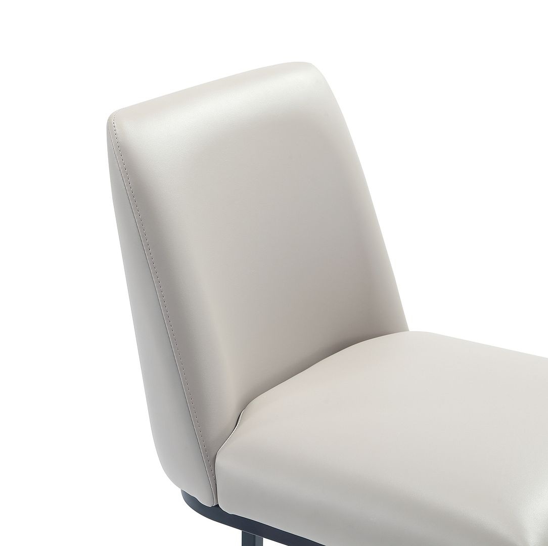 Serena Leatherette/Metal Barstool