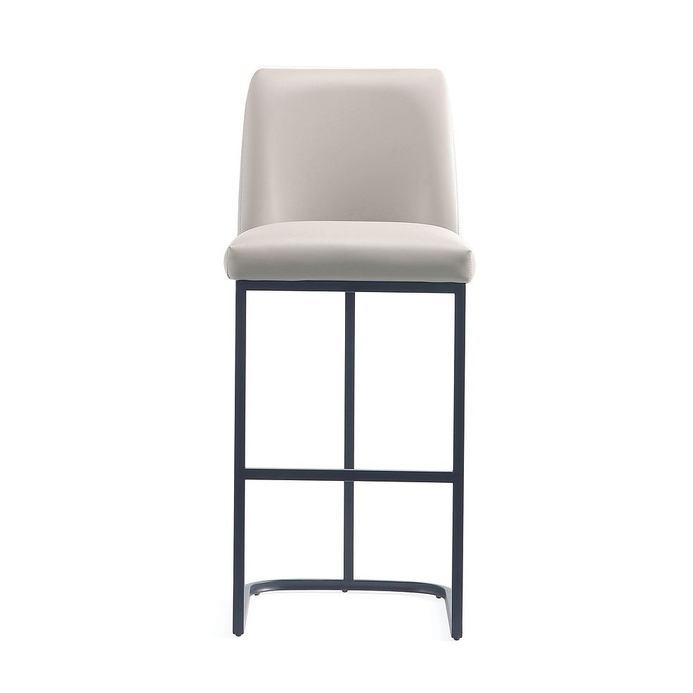 Serena Leatherette/Metal Barstool