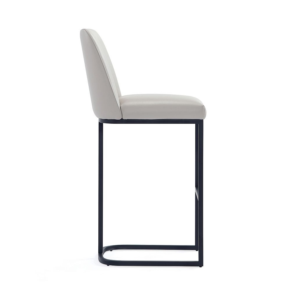 Serena Leatherette/Metal Barstool