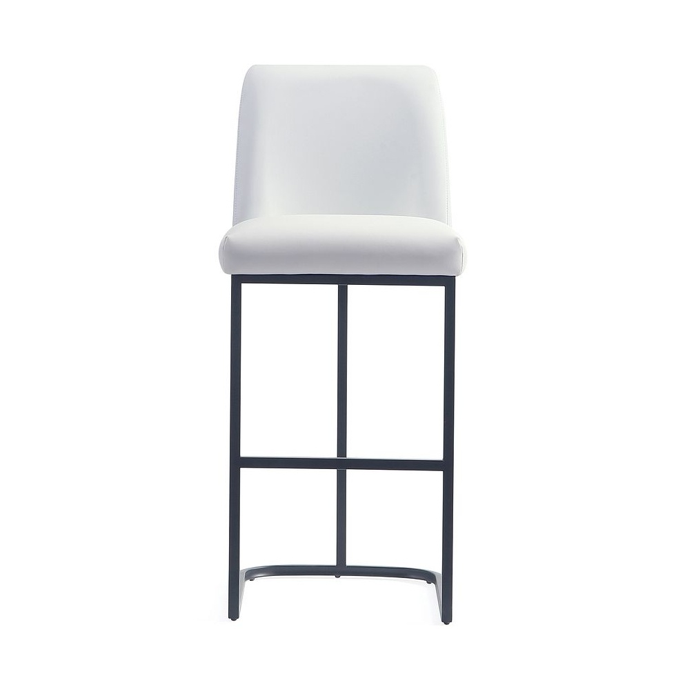 Serena Leatherette/Metal Barstool