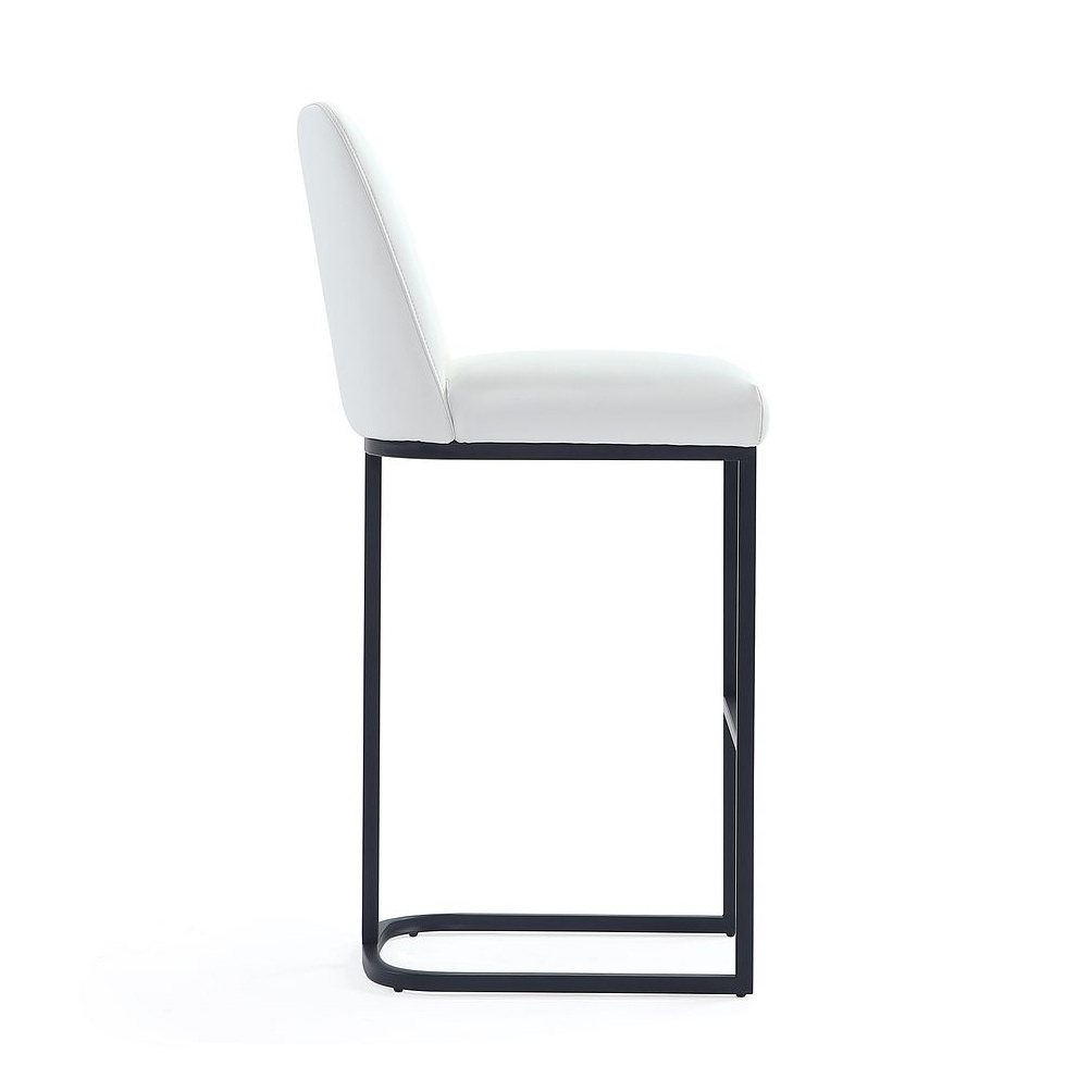 Serena Leatherette/Metal Barstool